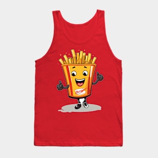 kawaii french fries T-Shirt cute  potatofood funny Tank Top